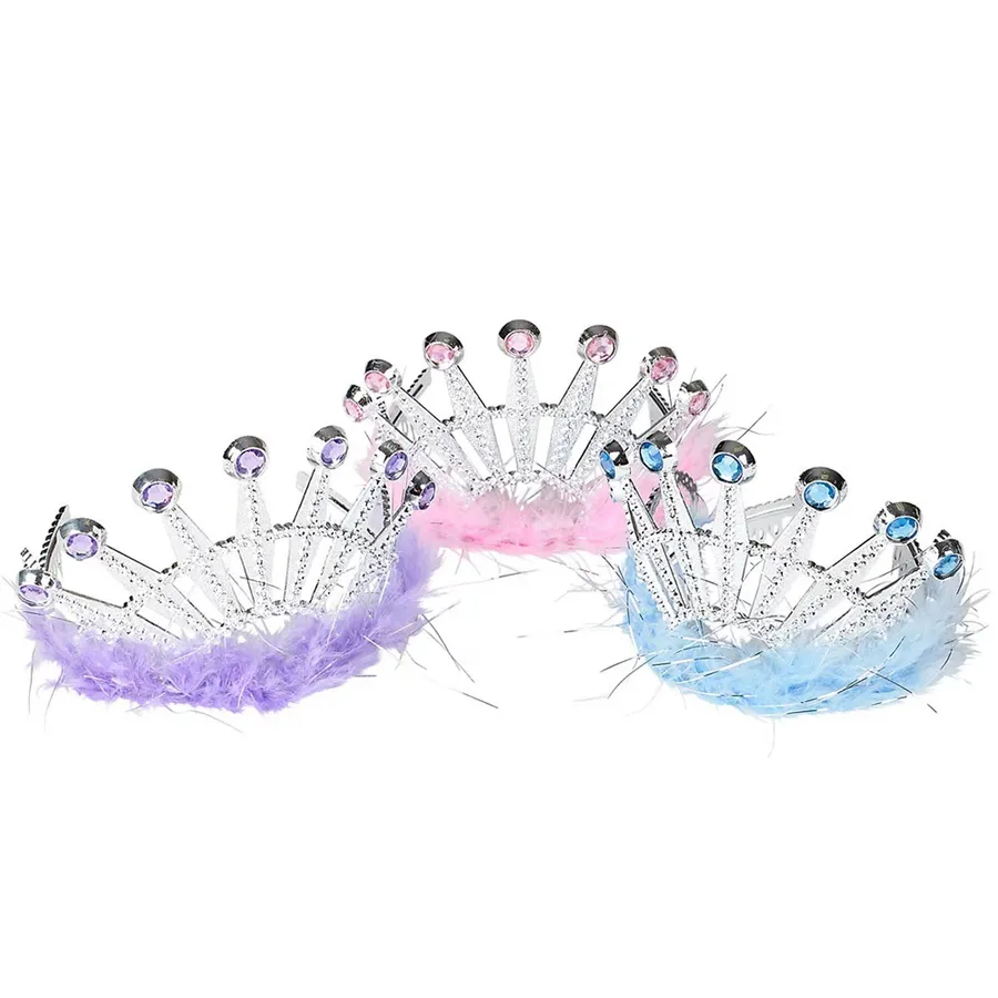 Princess Feather Crown For - Assorted — wholesale More Wholesale Goods by the case