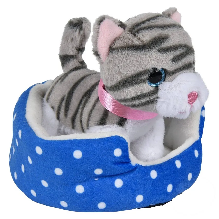 Soft Plush Stuffed Cat In Bed Kids Toy - Assorted — wholesale Plush & Squishies by the case