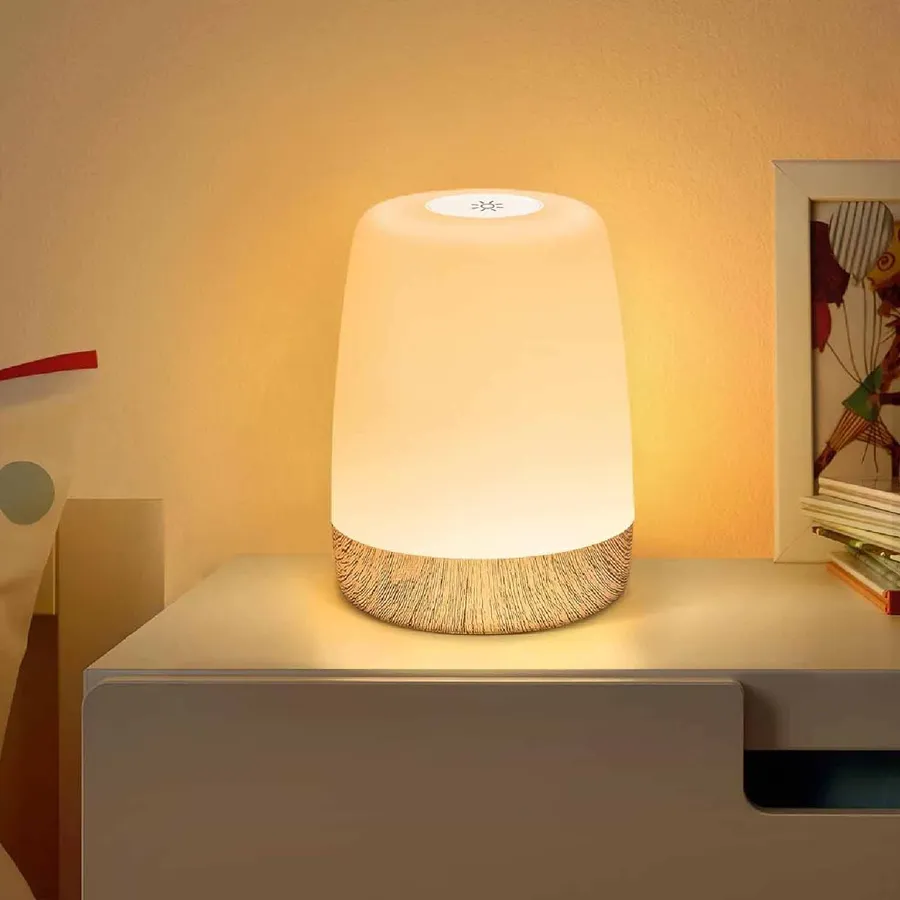 Rechargeable 1200mAh LED Touch Table Lamp – Warm Light — wholesale Home & Décor by the case