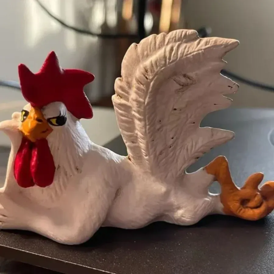 Rooster Garden Statue - Whimsical Resin Figurine, 4.7-Inch — wholesale Home & Décor by the case