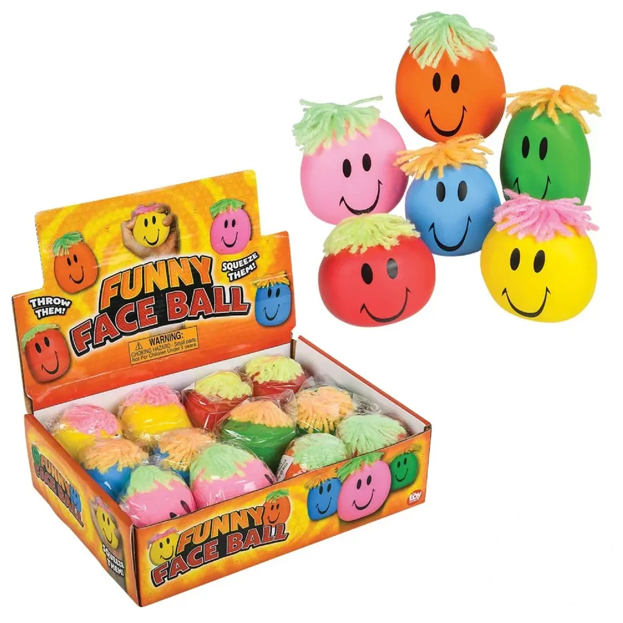 Smiley Stretch & Fidget Ball Kids Toys — wholesale Fidgets & Sensory by the case