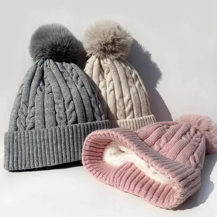 Knitted Beanie Winter Hat For Women's - Assorted — wholesale Apparel & Accessories by the case