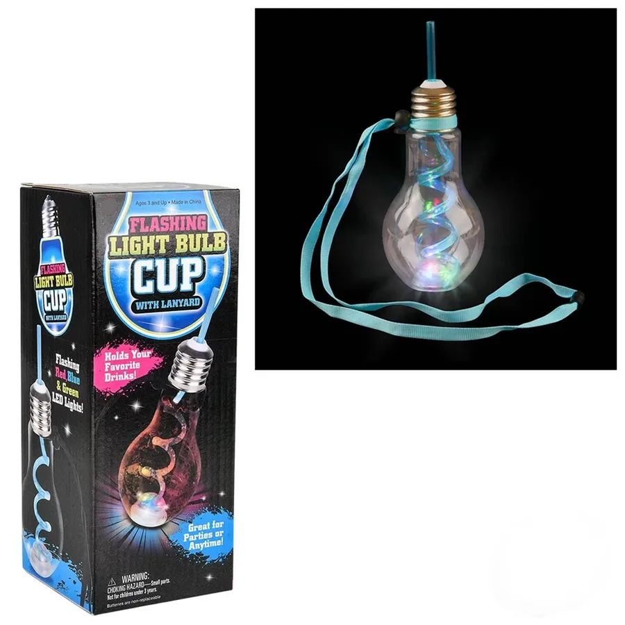 Light Bulb Cup With Lanyard For Kids Home Décor — wholesale Keychains & Charms by the case