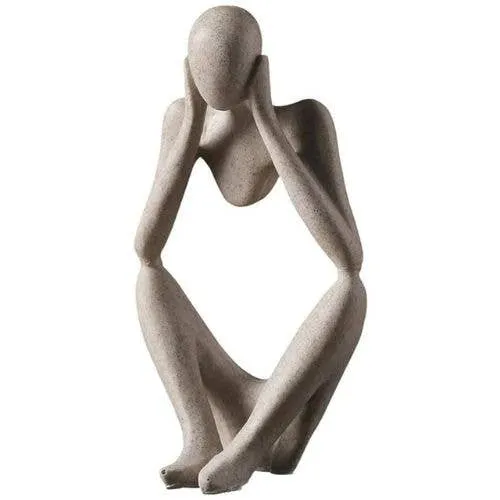 Modern Minimalist Abstract Thinker Decor Statue | Gift Shop — wholesale Home & Décor by the case