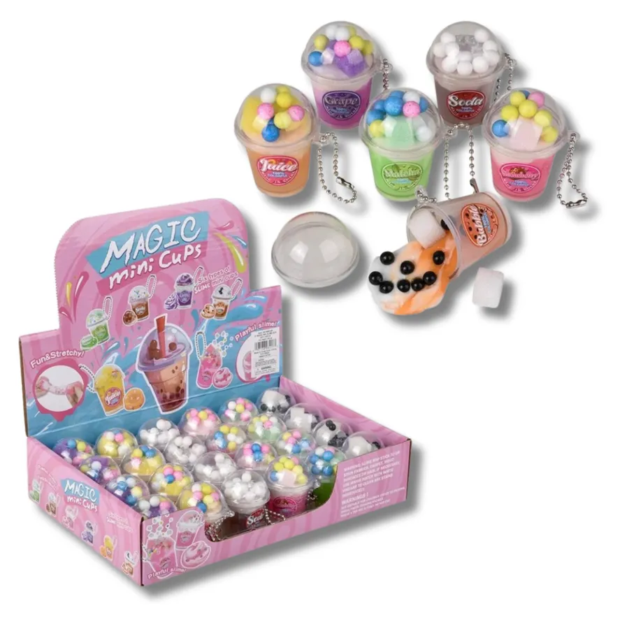 Squishy Mini Cup Slime For Kids - Assorted — wholesale Fidgets & Sensory by the case