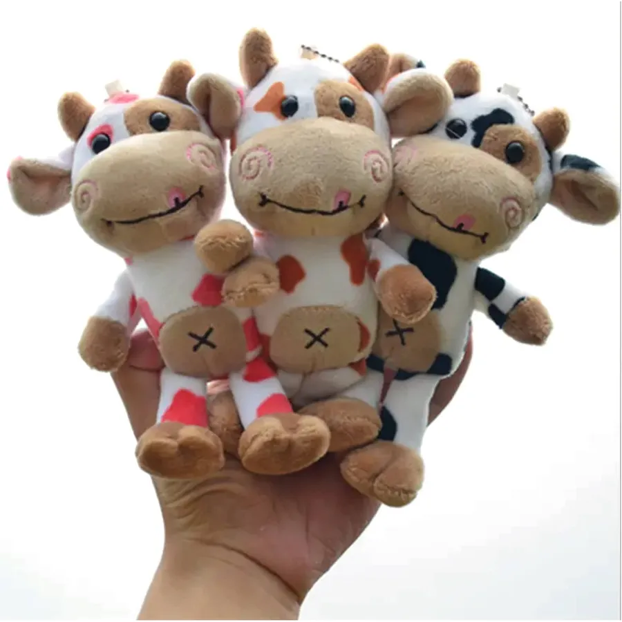 Cow Calf Soft Stuff Plush Keychain Kids Toy — wholesale Plush & Squishies by the case