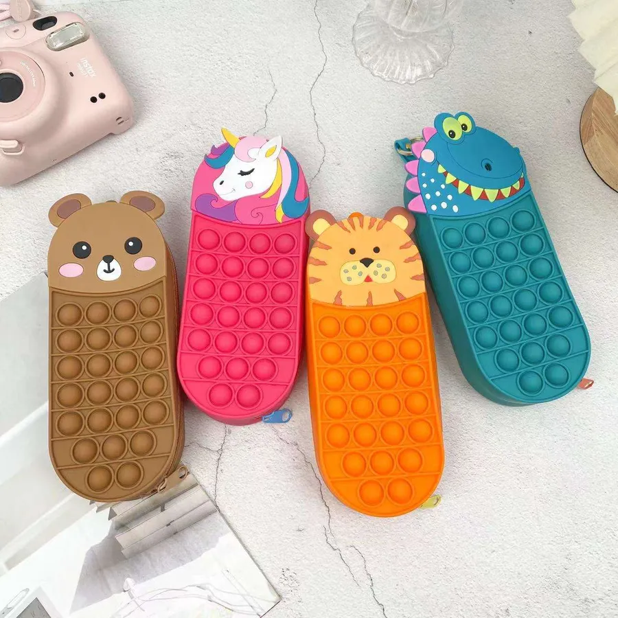 Soft School Silicone Stationery Kit For Kids - Assorted — wholesale Stationery & Office by the case