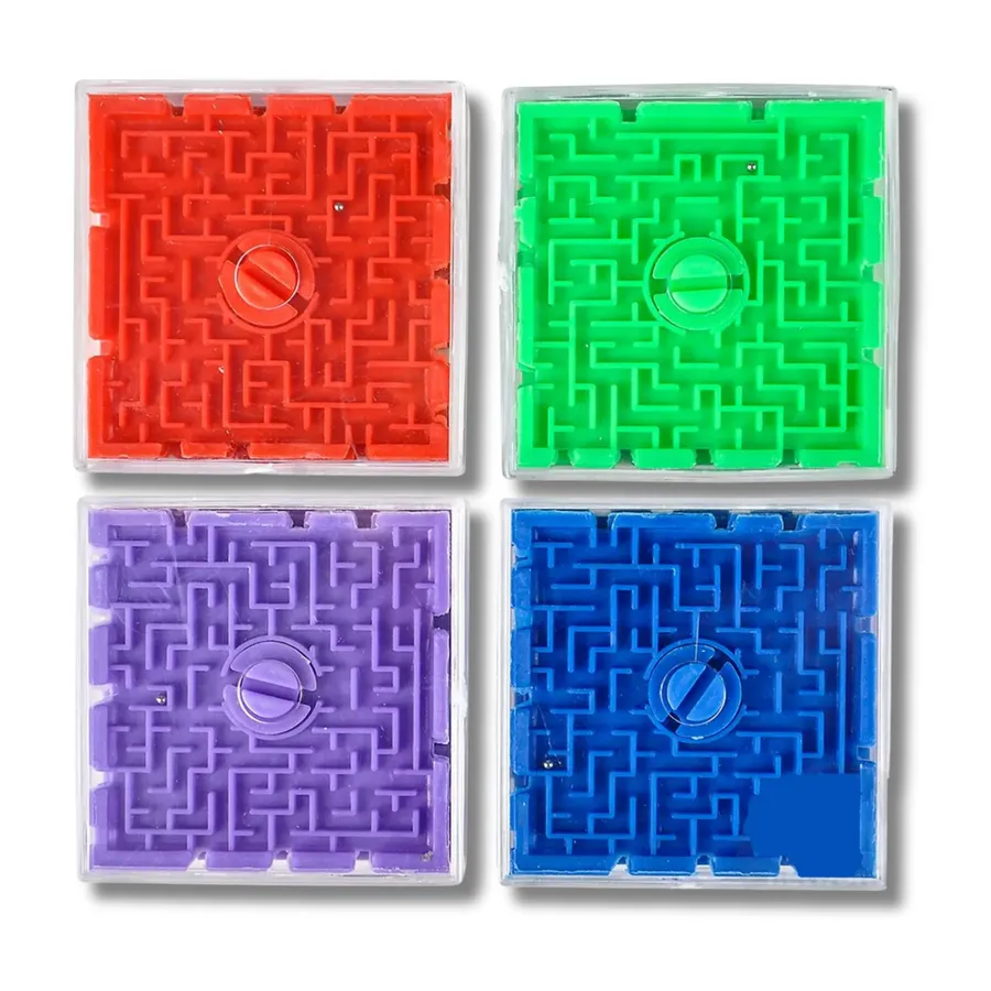 Pin Ball Cube Brain Game Kids Toy- Assorted — wholesale Toys & Games by the case
