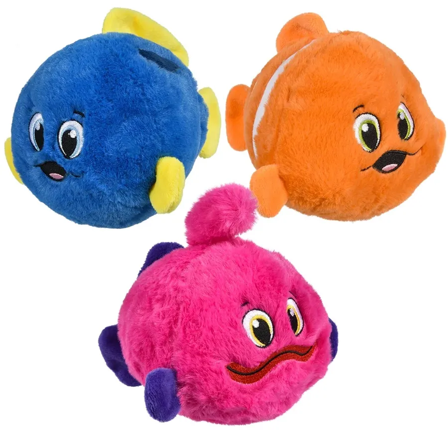 Soft Plush Stuffed Fish Toy For Kids - Assorted — wholesale Plush & Squishies by the case