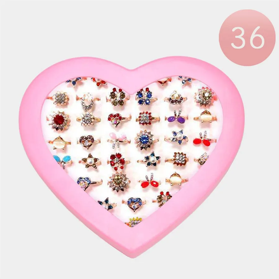 Christmas Decor- Animal Rings For Kids Pack Of 36 — wholesale Seasonal & Holiday by the case