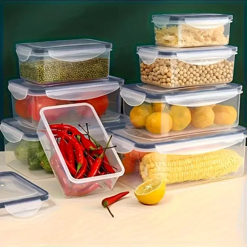 8PC BPA Free Food Storage Containers Locking Lid Kitchen Set — wholesale Kitchen & Drinkware by the case