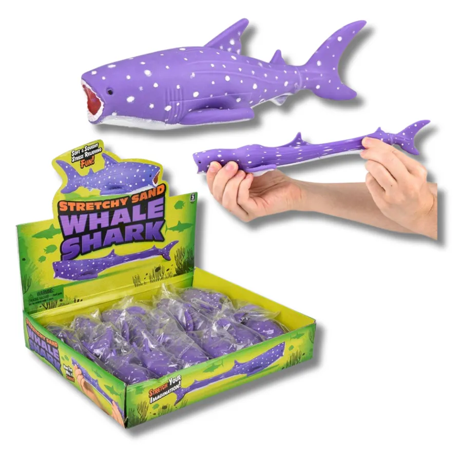 Stretchy Sand Whale Shark Toy For Kids — wholesale Toys & Games by the case
