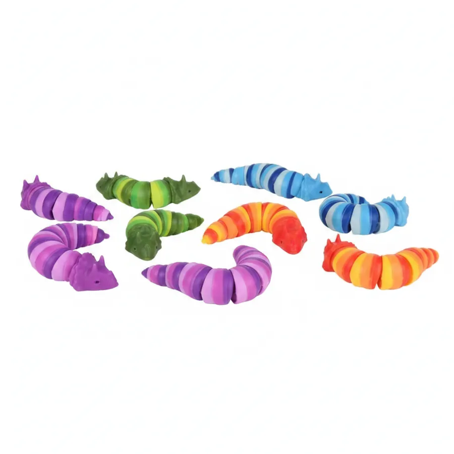8-Inch Sensory Wiggle Dinosaur Squishy Toy - Flexible Fidget & Stress Relief Squish — wholesale Fidgets & Sensory by the case