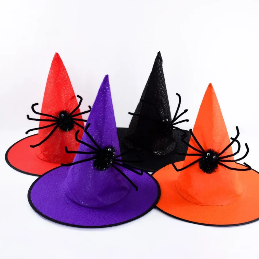 Non-Woven Witch Hat For Kids & Adults - Assorted — wholesale Apparel & Accessories by the case
