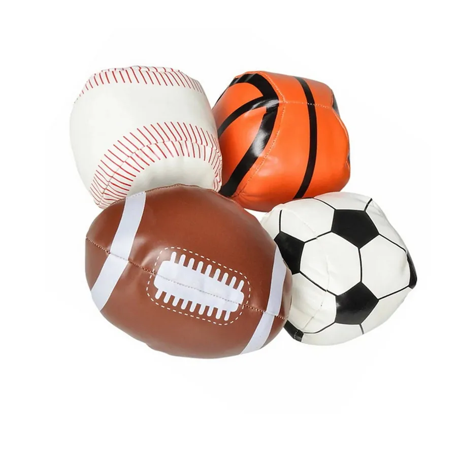 Soft Sports Balls: Stuffed Assortment fo Keeraft Home Gifts — wholesale Plush & Squishies by the case