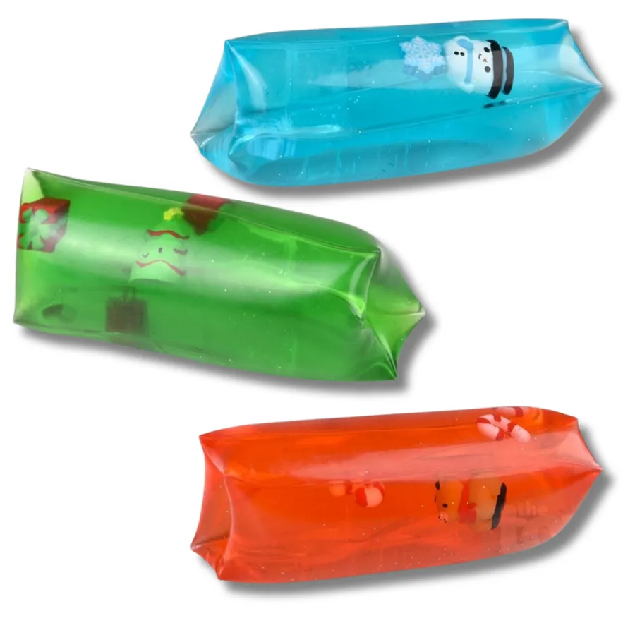 Christmas Themed Water Wigglers Kids Toy - Assorted — wholesale Seasonal & Holiday by the case