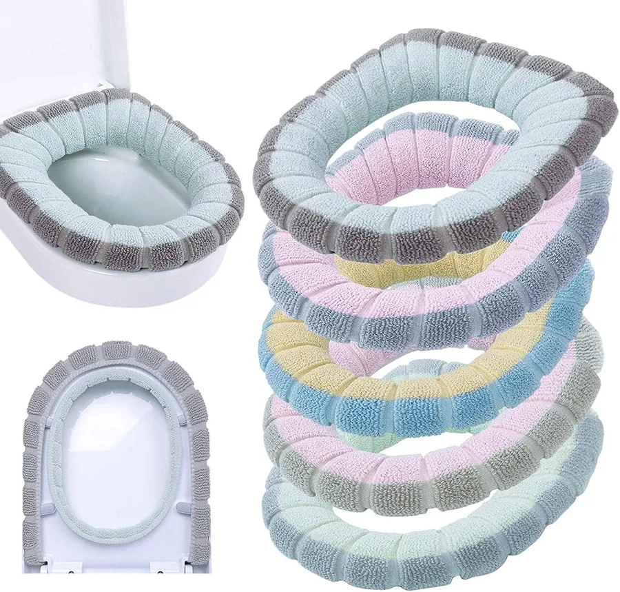 Toilet Seat Covers Washable Soft Fabric — wholesale More Wholesale Goods by the case