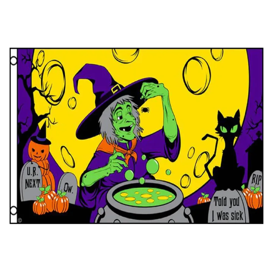 Witches Brew 3 x 5 Flag For Decor — wholesale Home & Décor by the case