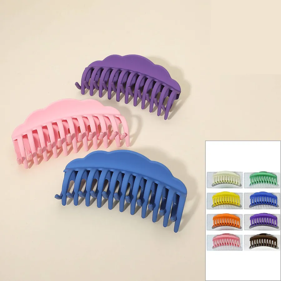 Large Matte Hair Claw Clips For Women's - Assorted — wholesale Apparel & Accessories by the case