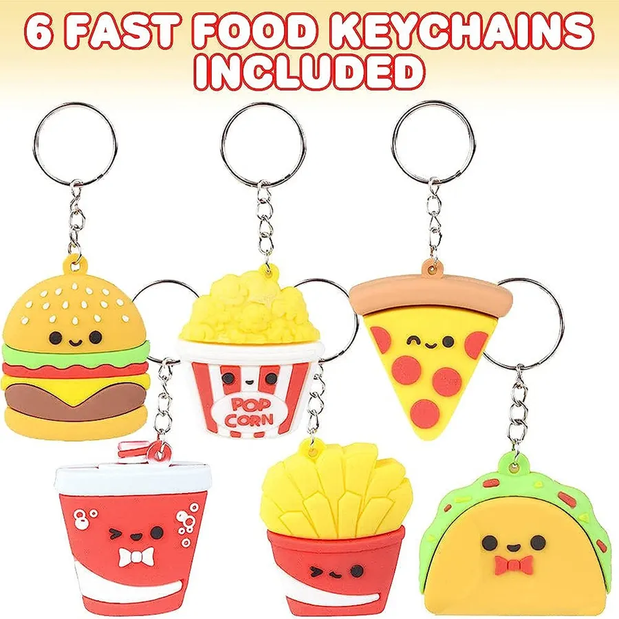 Snack Attack Keychain for kids — wholesale Keychains & Charms by the case