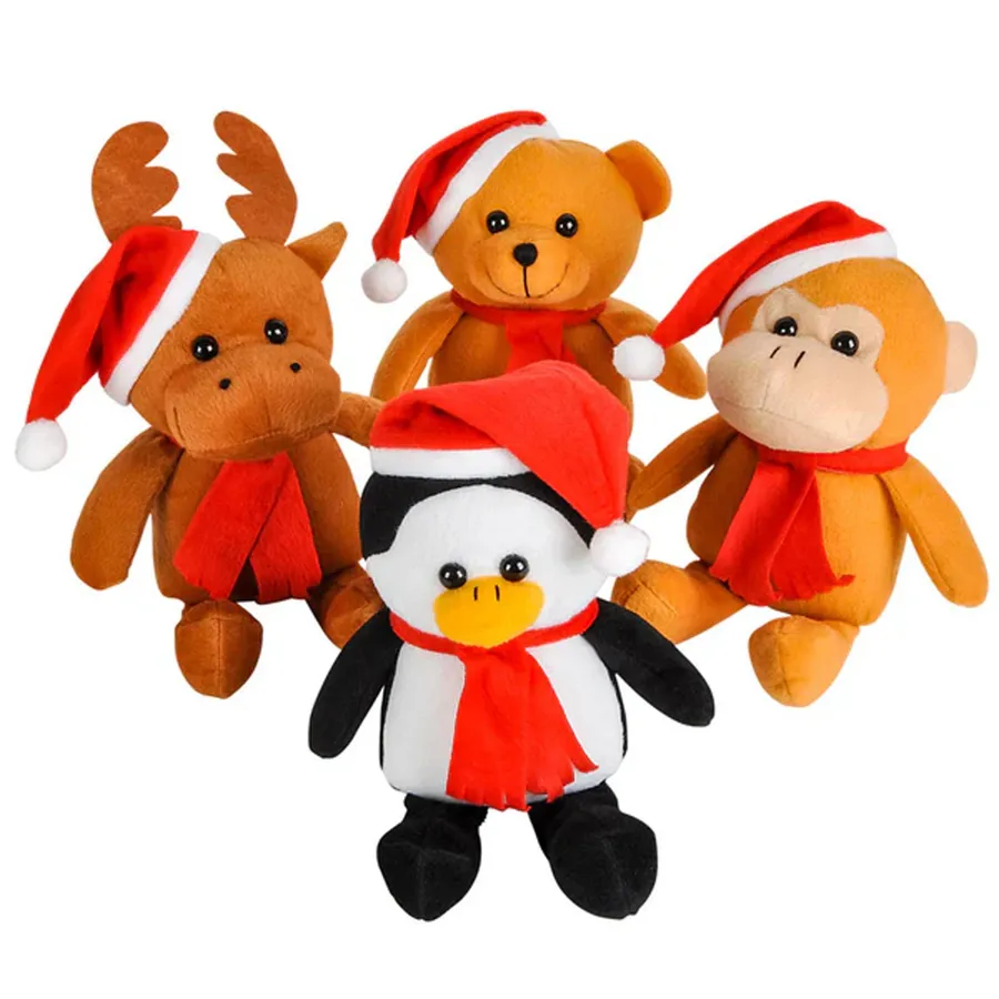 Animals Character Soft Plush Kids Toy- Assorted — wholesale Plush & Squishies by the case