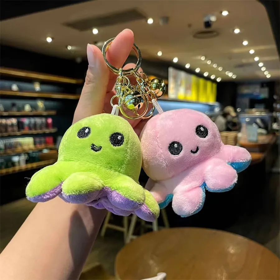 Octopus Double-Sided Soft Plush Keychain — wholesale Plush & Squishies by the case