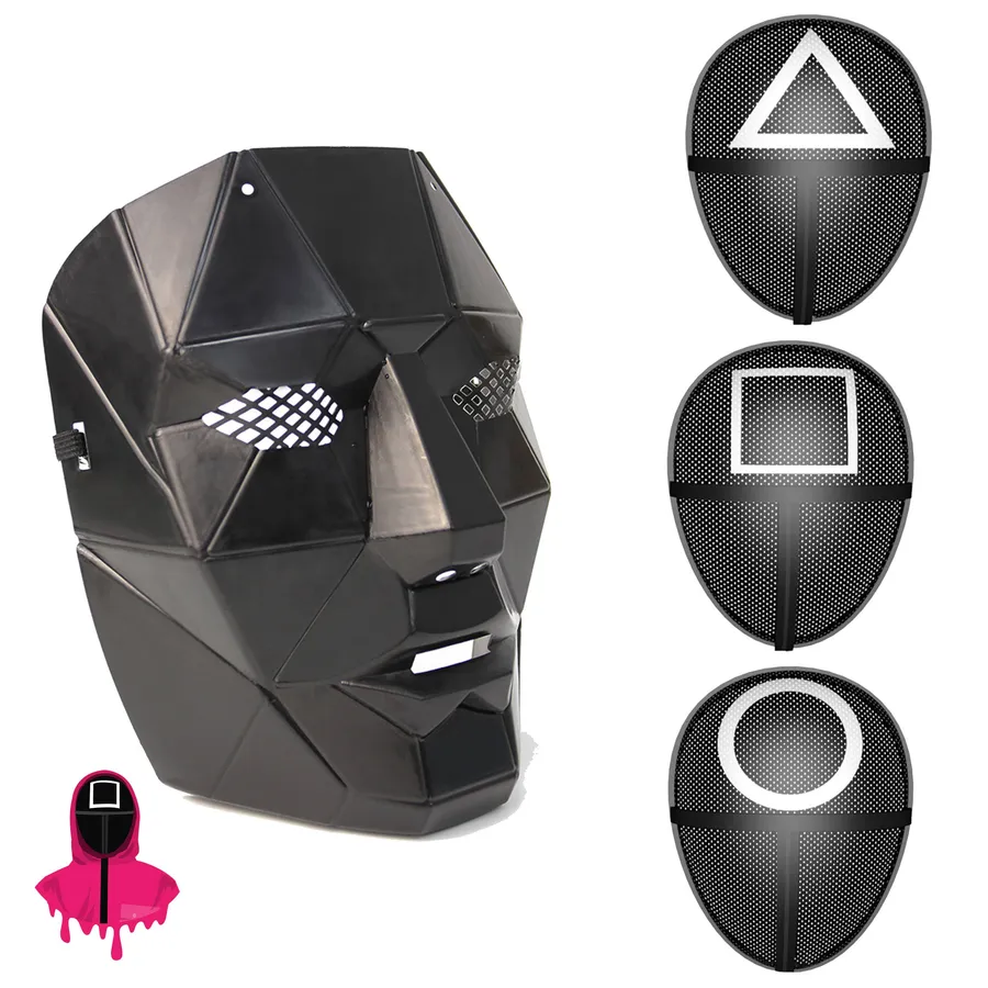 Black Party Face Cover Mask For Kids — wholesale Party & Gifts by the case