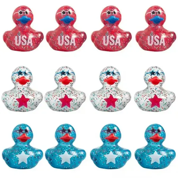 Patriotic USA Rubber Ducky Kids Toy - Assorted — wholesale Toys & Games by the case