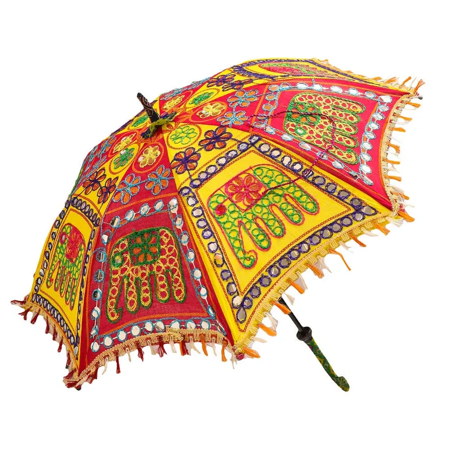 Artistically Handcrafted Umbrella With Embroidery — wholesale Toys & Games by the case