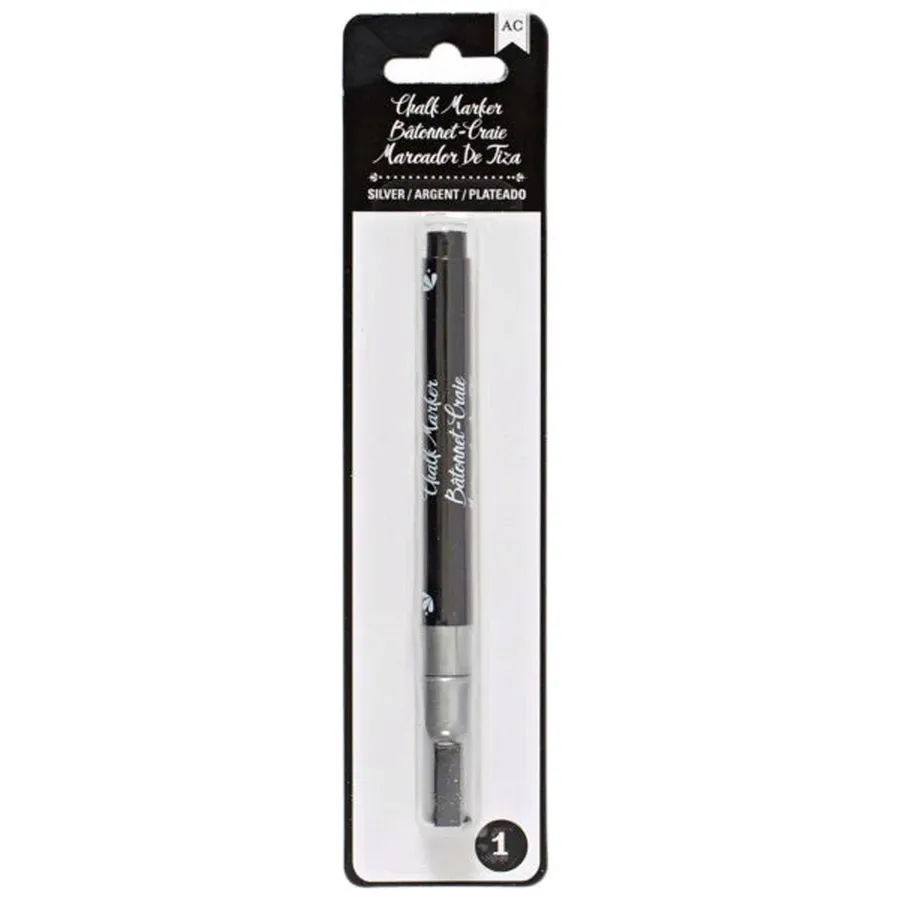 Kids Silver Chalk Marker for School & Office — wholesale Stationery & Office by the case