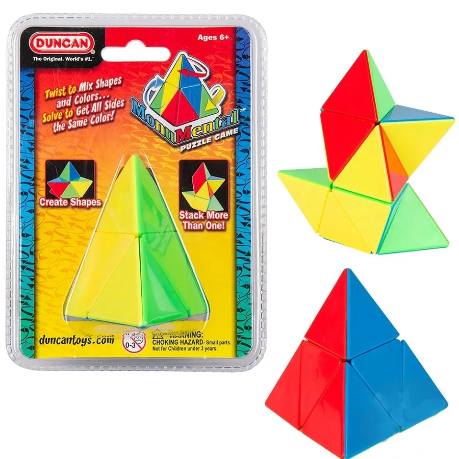 Colorful Pyramid Twist Puzzle Toy – Brain Teaser Educational — wholesale Toys & Games by the case