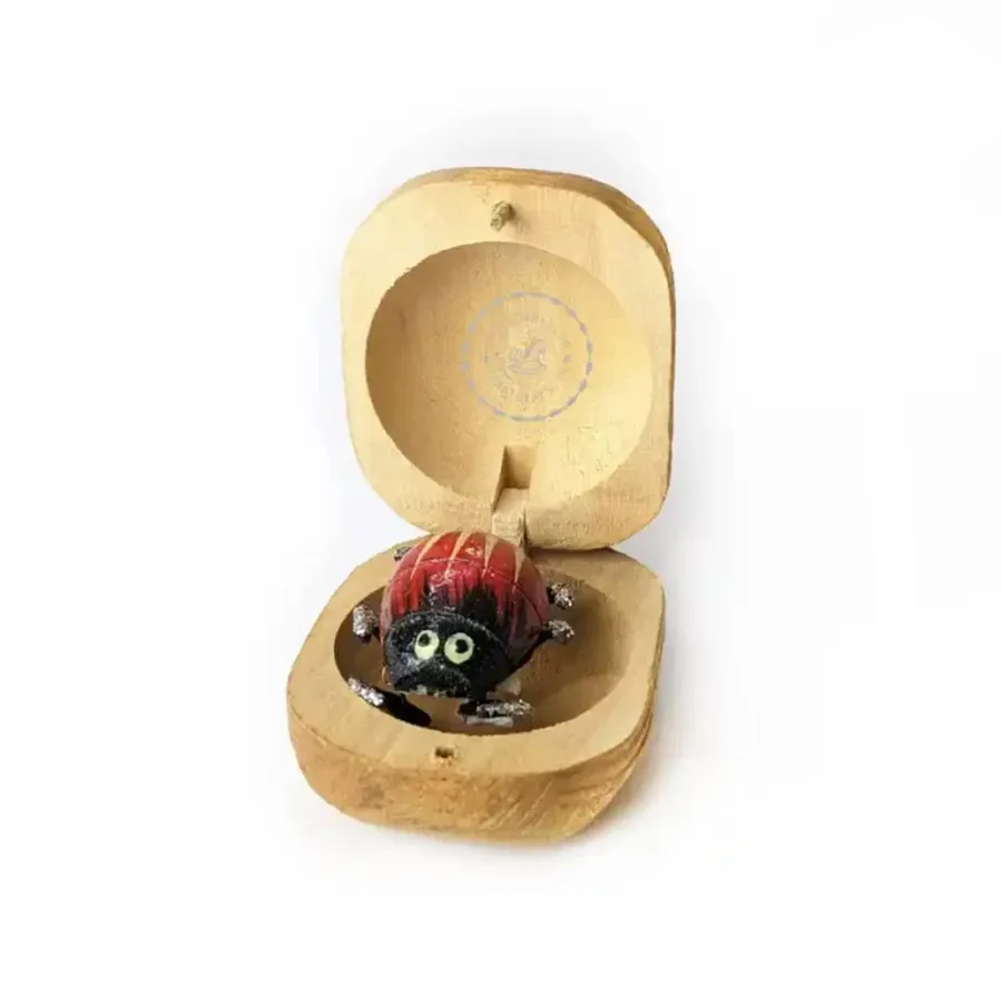 A Nut Wooden Bug Box For Stress Relief K Keeraft Home Gifts — wholesale Fidgets & Sensory by the case
