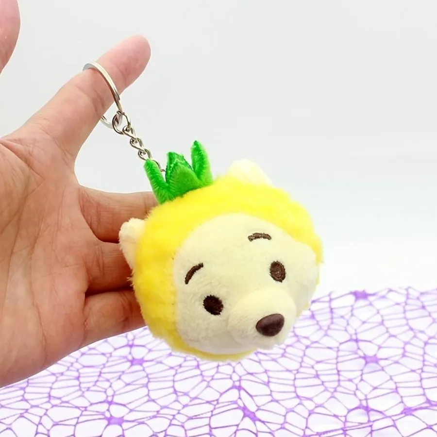 Pineapple Soft Plush Stocking Stuffer Keychain Toy — wholesale Plush & Squishies by the case