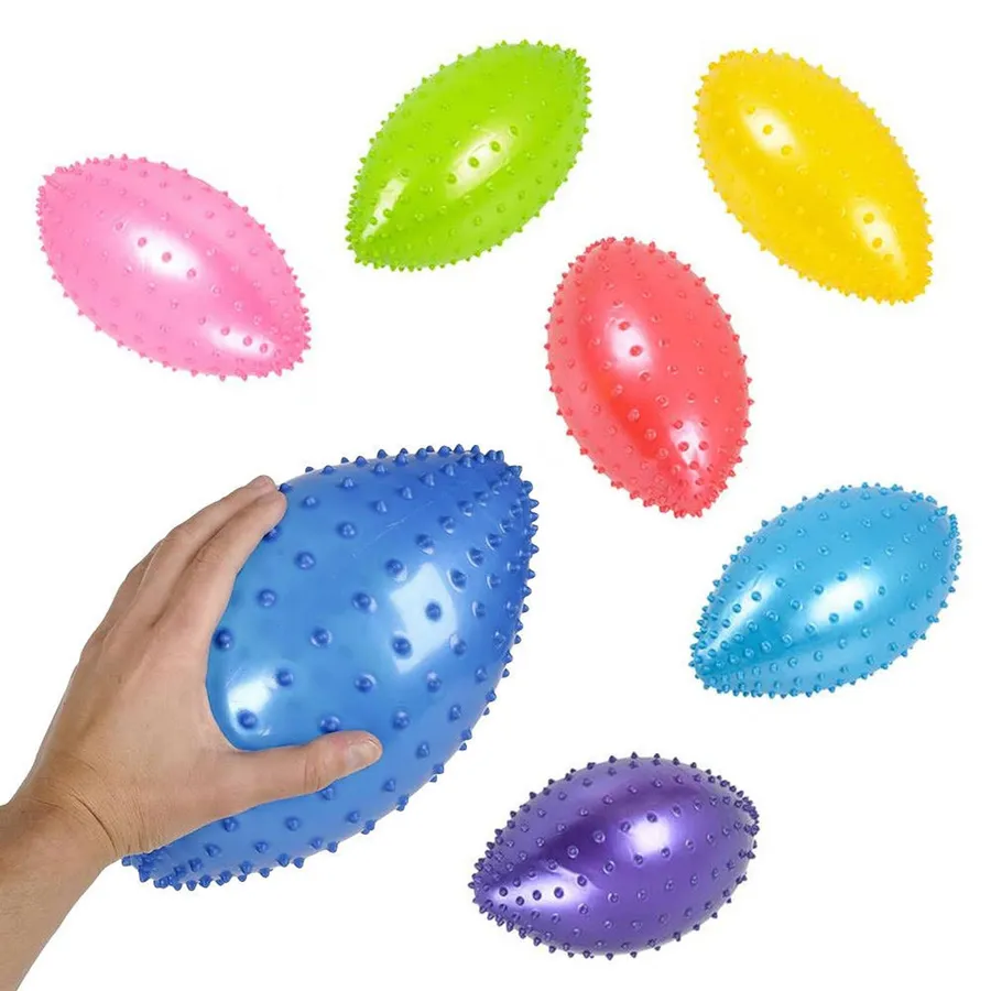 Knobby Football Stress Relief Toys: Asso Keeraft Home Gifts — wholesale Fidgets & Sensory by the case