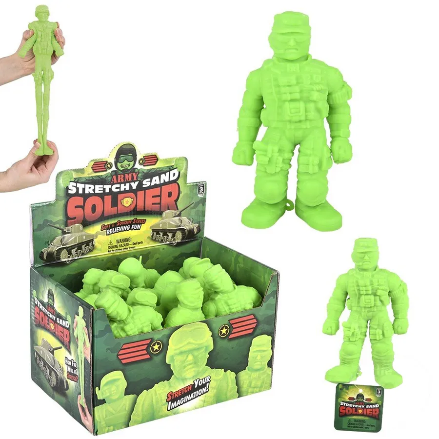 Stretchy Sand Soldier Kids Toy For — wholesale Toys & Games by the case