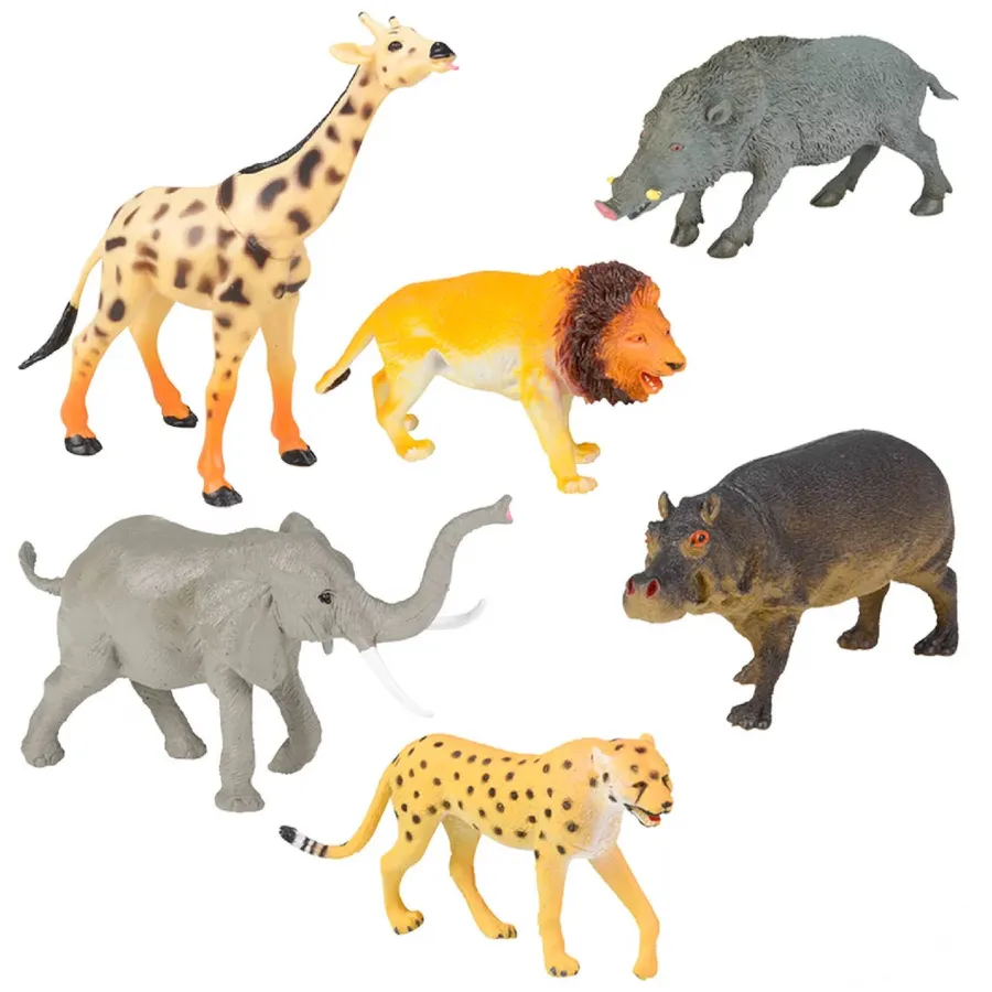 Mesh Bag Safari Animal Kids Toy Assortment In Bulk — wholesale Bags & Backpacks by the case