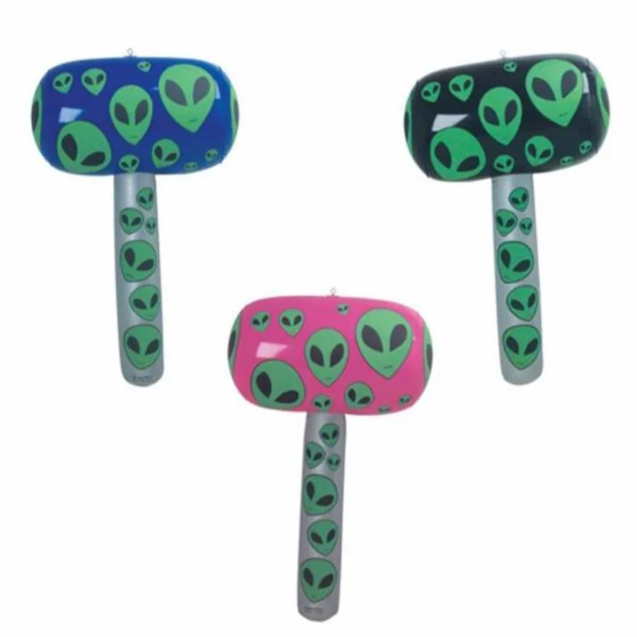 Alien Style Mallet Inflate Fun Toy In Bulk — wholesale Toys & Games by the case