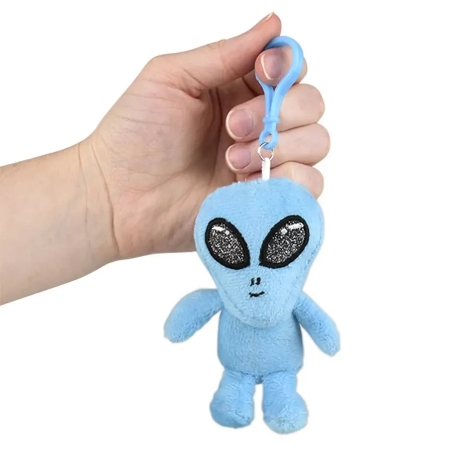 Alien Soft Plush Backpacks Keychain - Assorted In Bulk — wholesale Plush & Squishies by the case