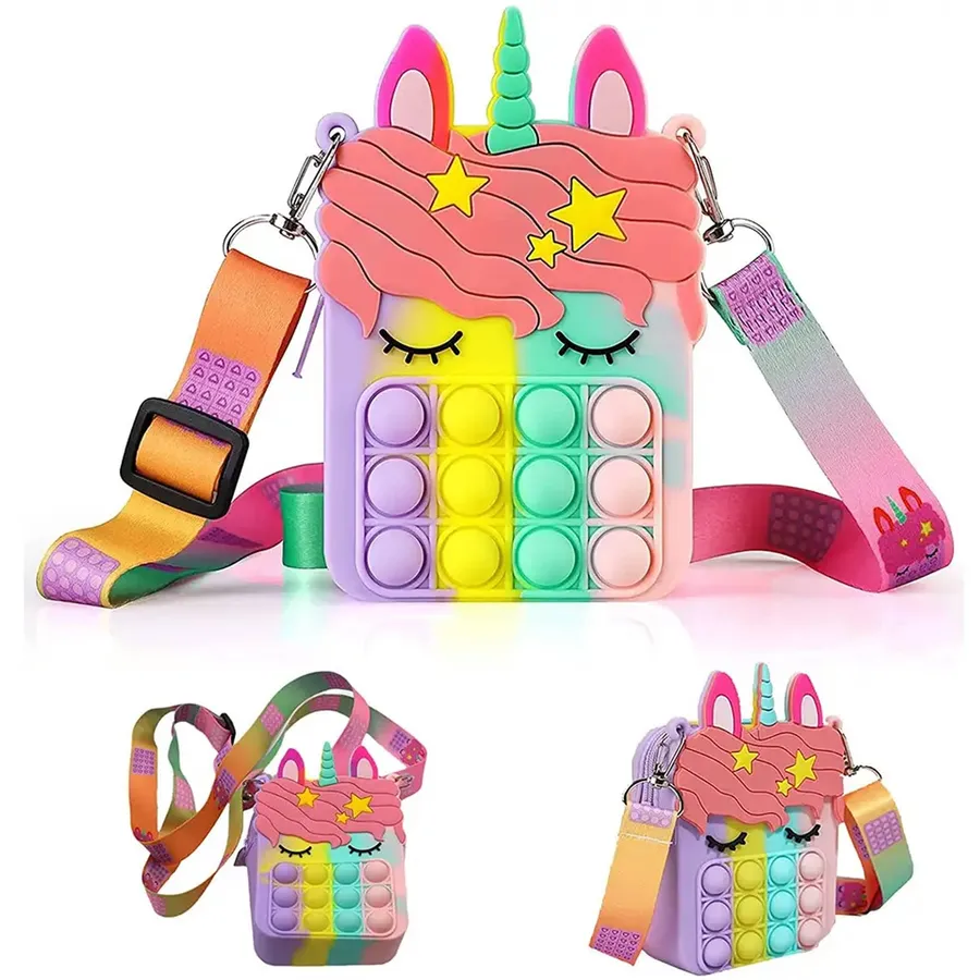 Assorted Unicorn Spark Pop Purse — wholesale Bags & Backpacks by the case