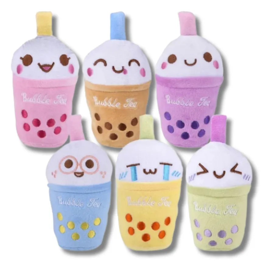 Bubble Tea Cup Soft Plush Kids Toy- Assorted — wholesale Plush & Squishies by the case