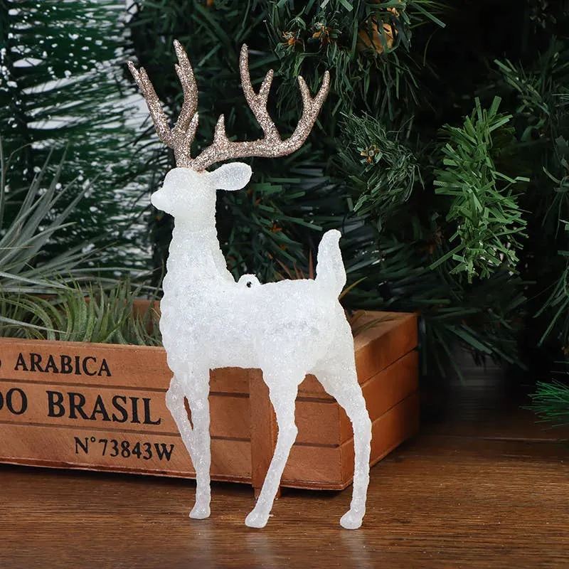 15CM Crystal Deer Ornament – Festive Decor — wholesale Home & Décor by the case
