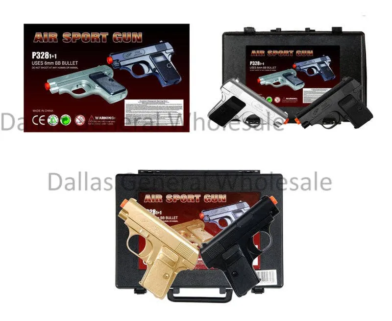 Double Airsfot BB Guns Set Wholesale MOQ 12 — wholesale Toys & Games by the case