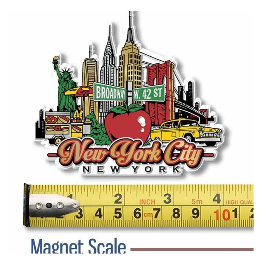Keeraft New York City Magnet Flexible Ru Keeraft Home Gifts — wholesale Home & Décor by the case
