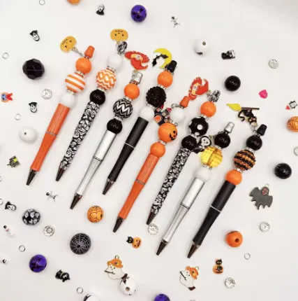 Halloween Devil Alien Pen - Assorted Beaded set — wholesale Seasonal & Holiday by the case