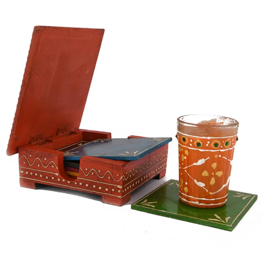 Wooden Handmade Tea Coasters With — wholesale Kitchen & Drinkware by the case