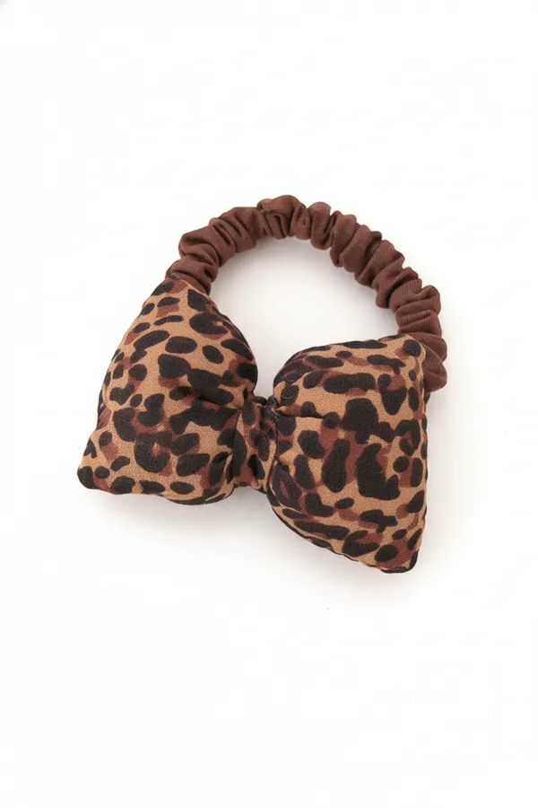 Chestnut Bow Hair Tie - Classic Ribbon Hair Accessories for Everyday Boutique Wear — wholesale Apparel & Accessories by the case