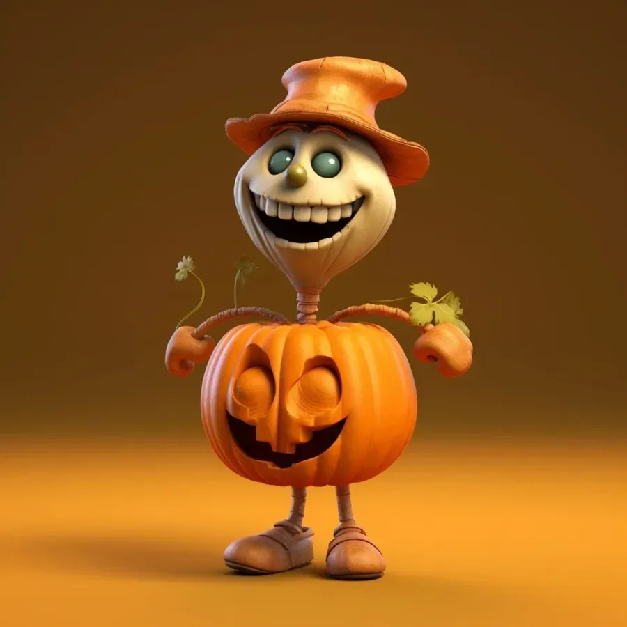 Human-Shaped Halloween Pumpkin Hanging Decor Artware — wholesale Seasonal & Holiday by the case