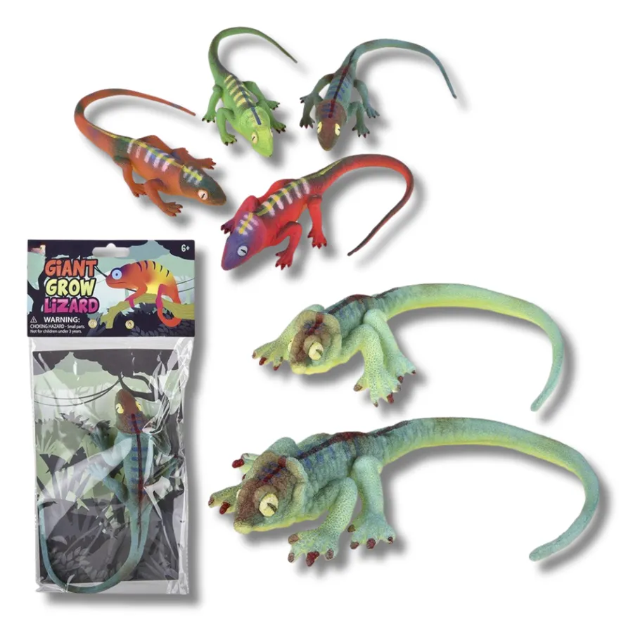 Giant Growing Lizard Kids Toy in Bulk - Assorted — wholesale Toys & Games by the case