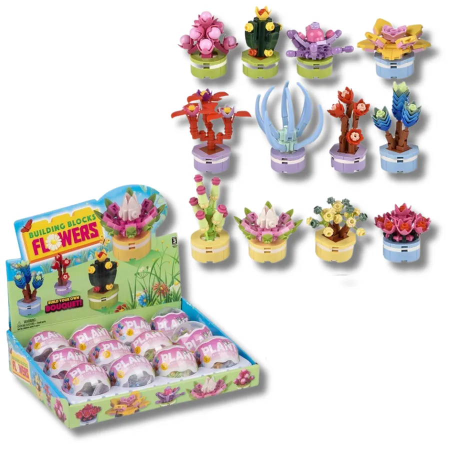 Holiday Building Block Flower Set for Creative Play Kids Toy — wholesale Seasonal & Holiday by the case