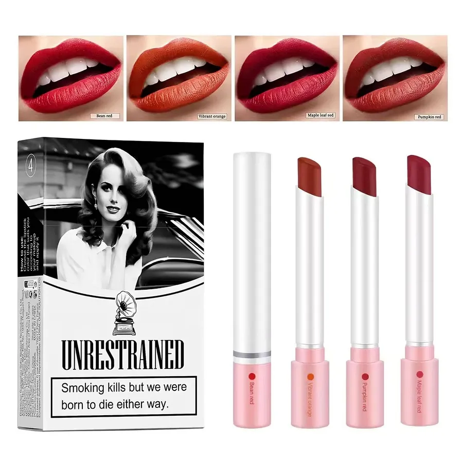 Cigarette Mini Lipstick Set Matte Novelty 4-Piece | Travel — wholesale More Wholesale Goods by the case